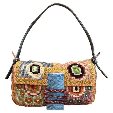 vintage beaded fendi bag|fendi korea baguette bag.